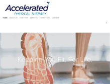 Tablet Screenshot of acceleratedpt.com